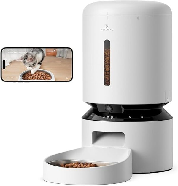 21% OFF PETLIBRO Automatic Cat Feeder with Camera, 1080P HD Video with Night Vision