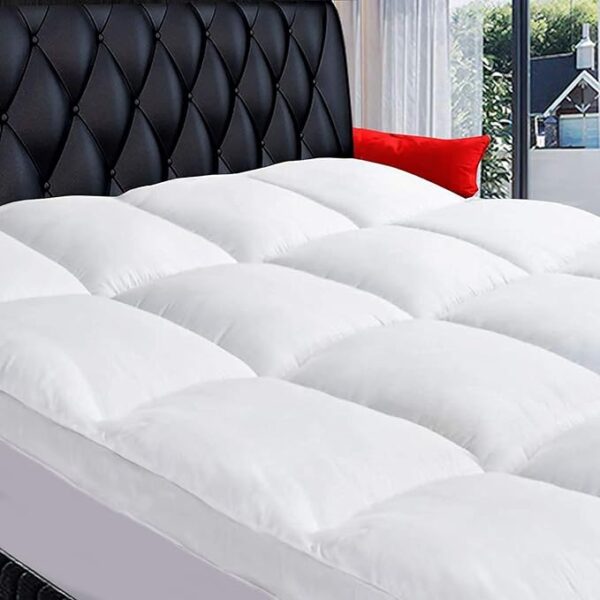 Apply 40% coupon  COONP Queen Mattress Topper, Extra Thick Pillowtop