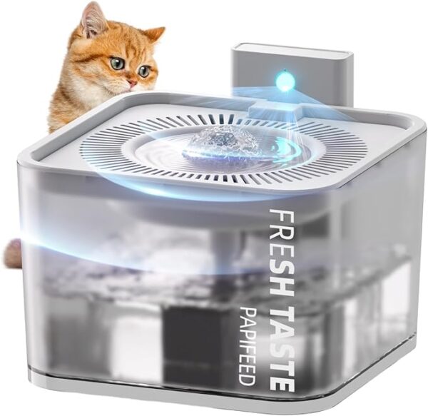 Apply 30% coupon Silent Leak Proof Cat Drinking Fountain