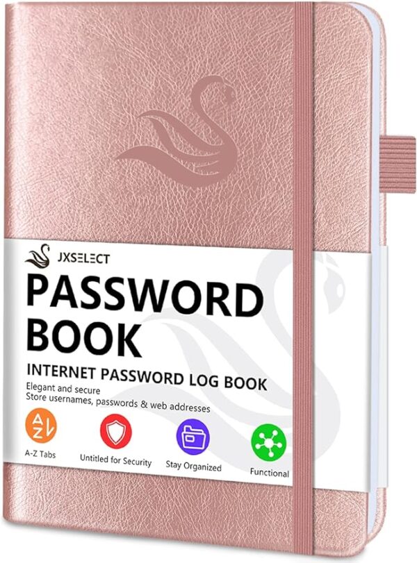 Best Deal Elegant Password Book with Alphabetical Tabs