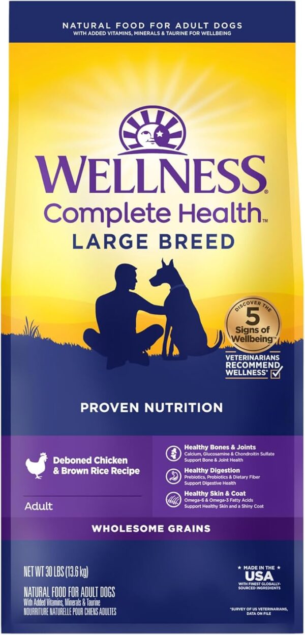 5% OFF Wellness Complete Health Large Breed Adult Dry Dog Food,