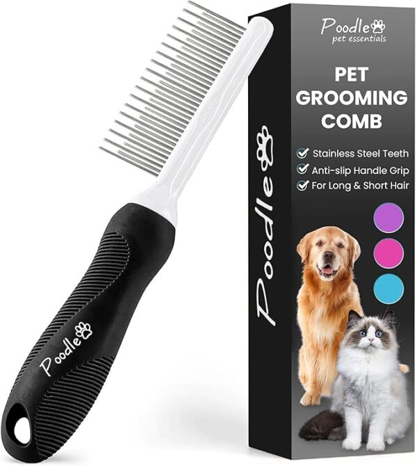 Save 10% POODLIE Poodle Pet Dog Combs for Grooming Matting