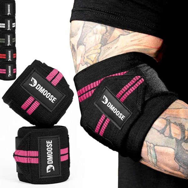 Apply 5% coupon Skin Friendly Elbow Wraps for Weightlifting (Pair),