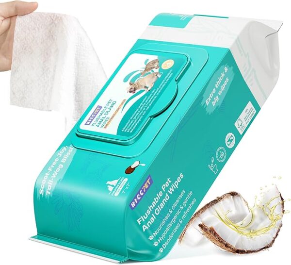 Apply 20% coupon HICC PET Wipes for Dogs & Cats, Cleansing