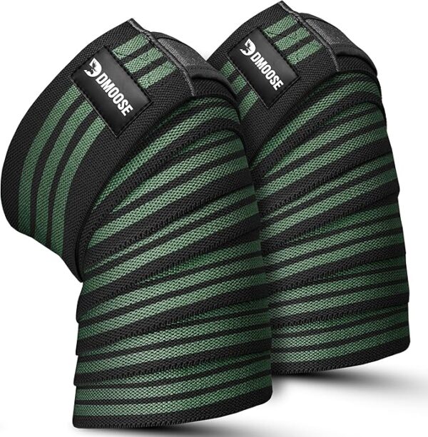 Apply 10% coupon DMoose Fitness Knee Wraps for Weightlifting (Pair)